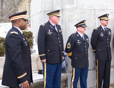 Army personel from Fort Snelling, Minnesota.