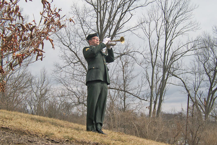 Staff Sergeant Marty Maggert, Bugler 338th U.S. Army Band